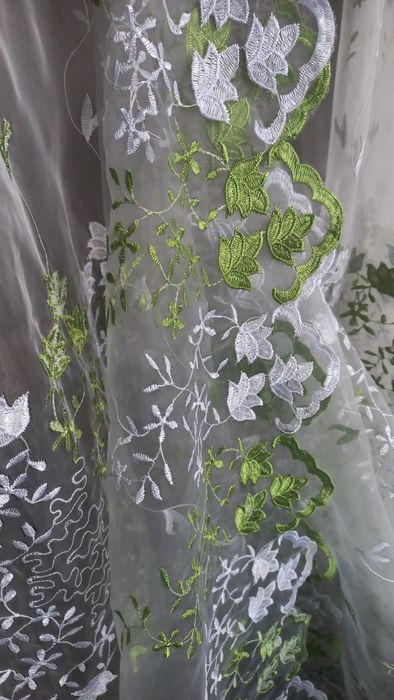 Ламбрекен и тюль комплект