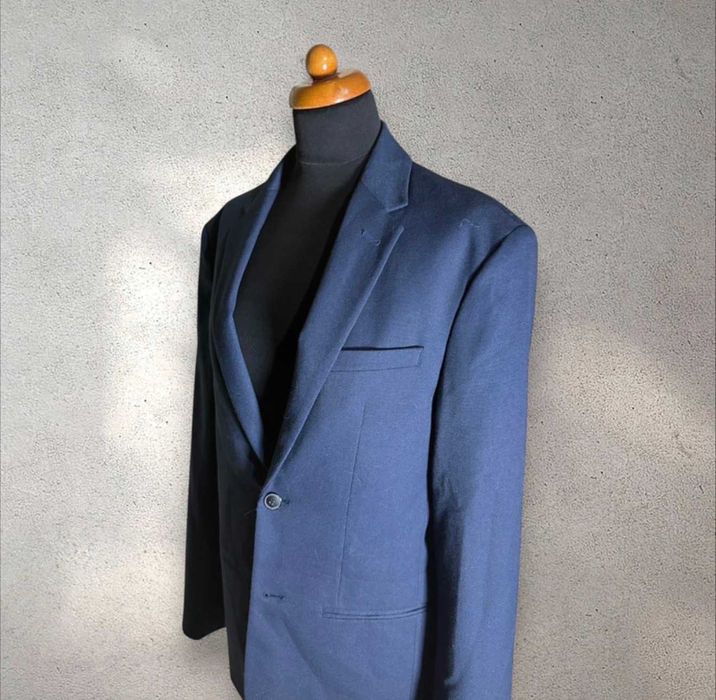 Elegancka stylowa męska granatowa marynarka Jack&Jones rozmiar 50