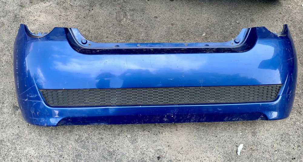 Задній бампер Chevrolet Aveo T255 хетчбек синій