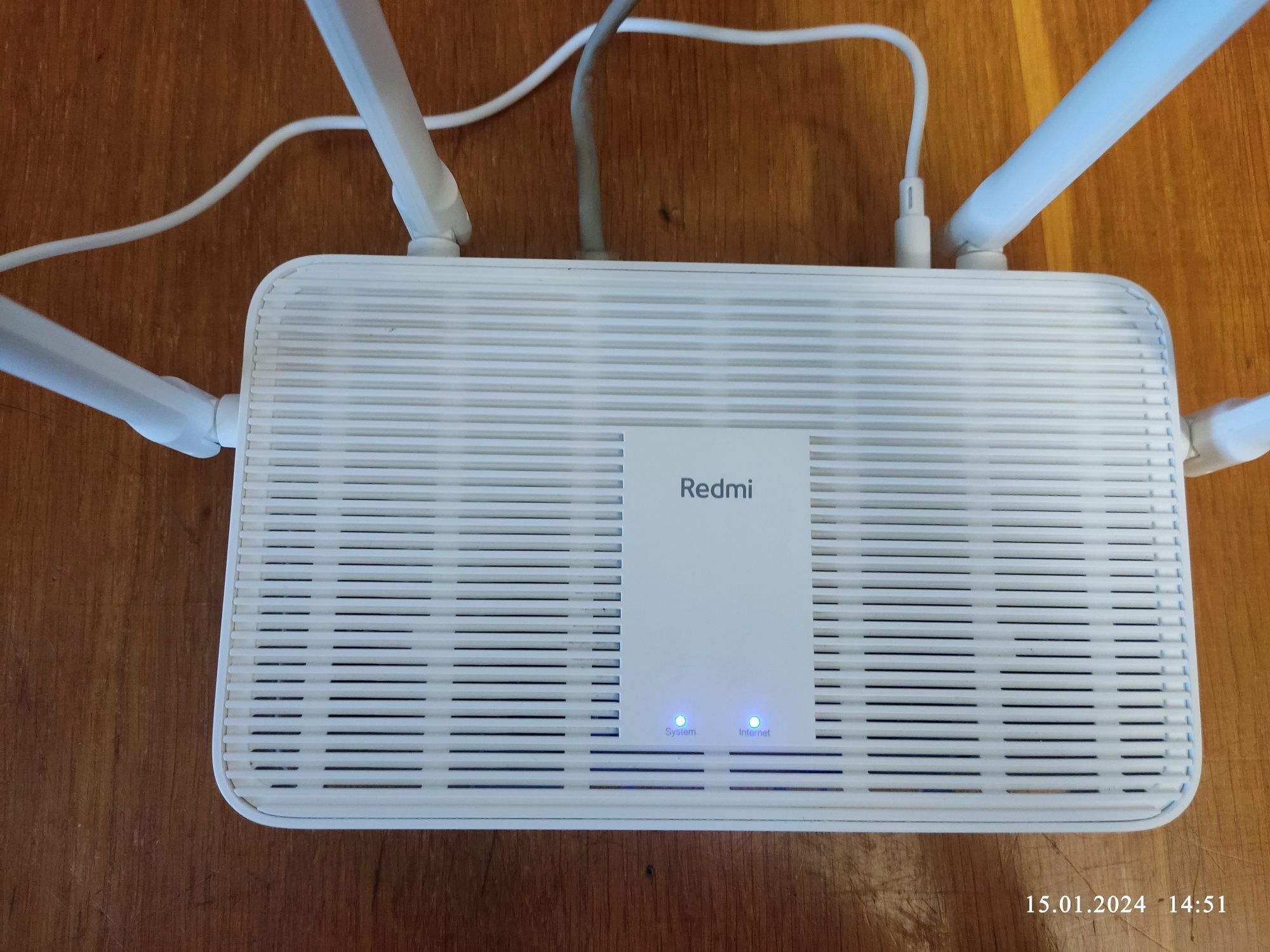 Маршрутизатор Xiaomi Redmi Router AX3000 White