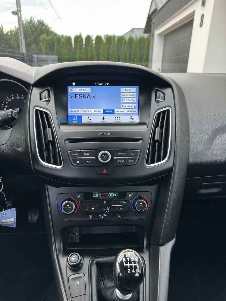 Ford Focus 2017r 1.5 Diesel Bezwypadkowy Apple Carplay Sync 3 Navi