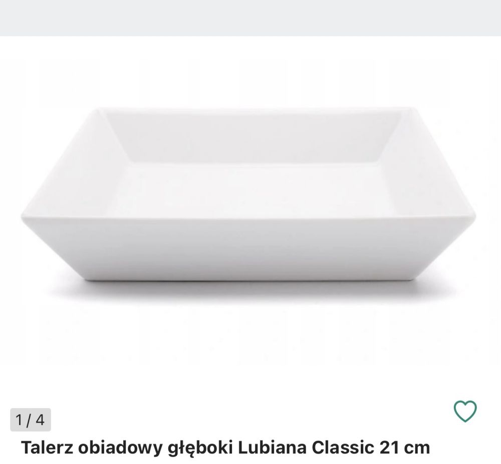 Lubiana classic zestaw obiadowy