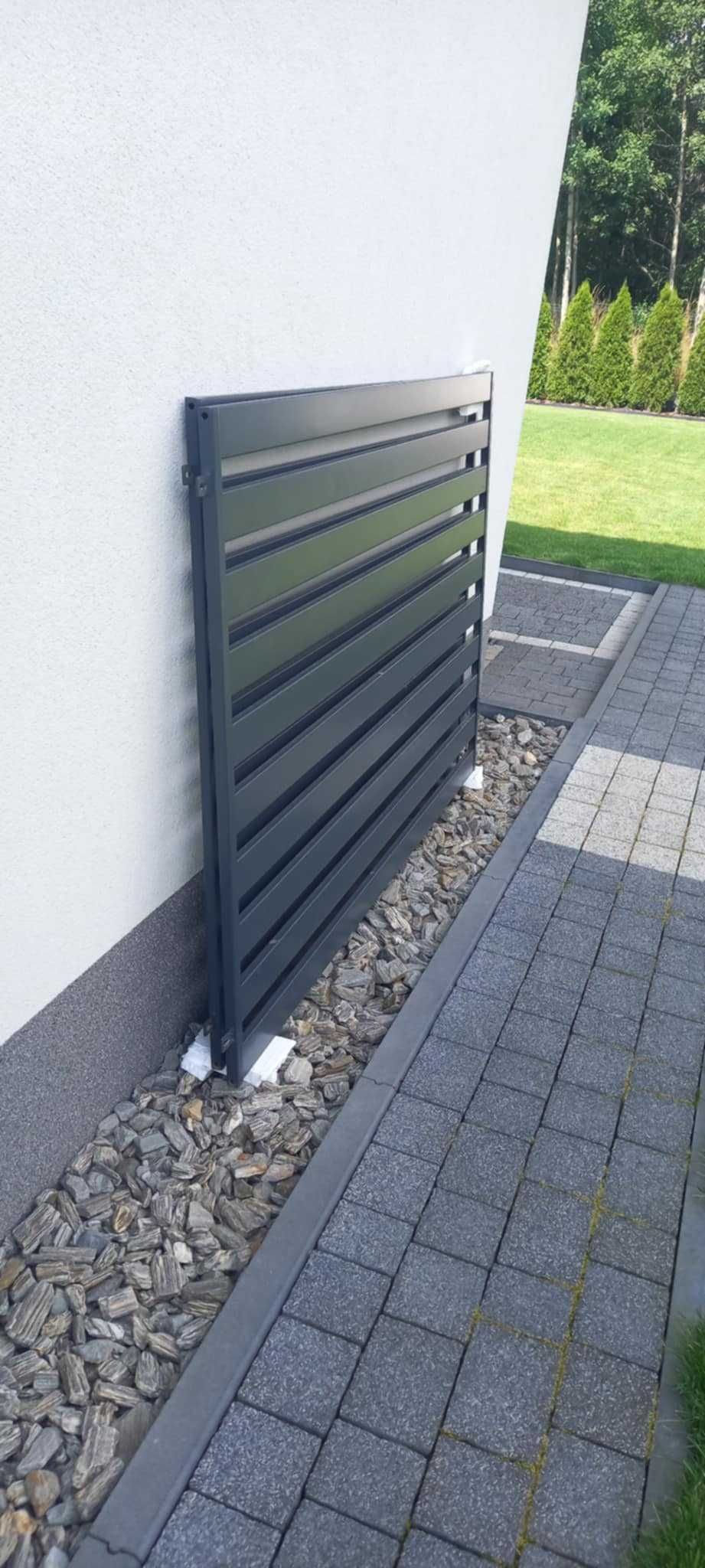 Przęsło ogrodzeniowe panelowe stalowe ocynkowane ogniowo 2 szt.