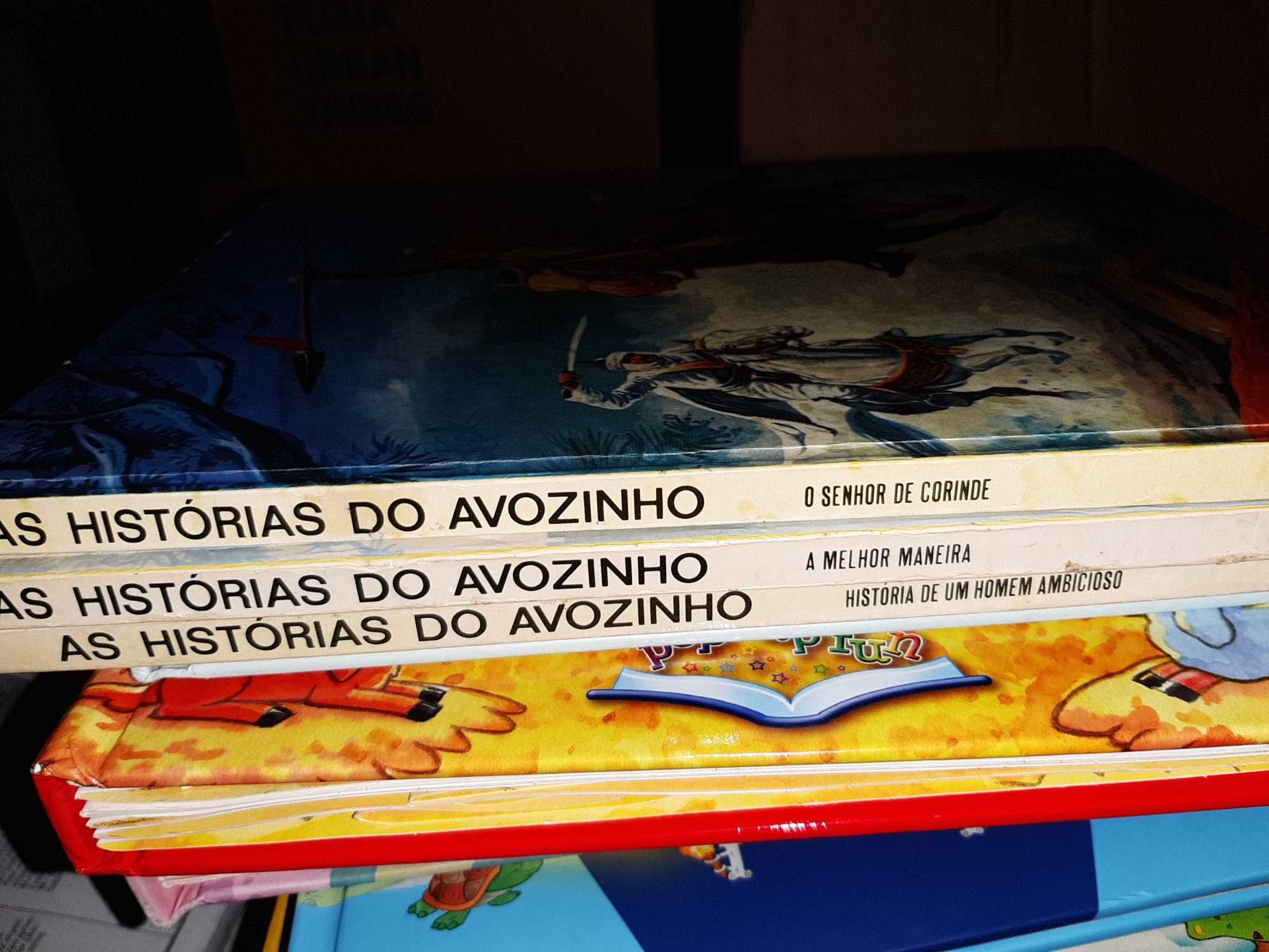 Vários livros infantis em bom estado e bom preço.