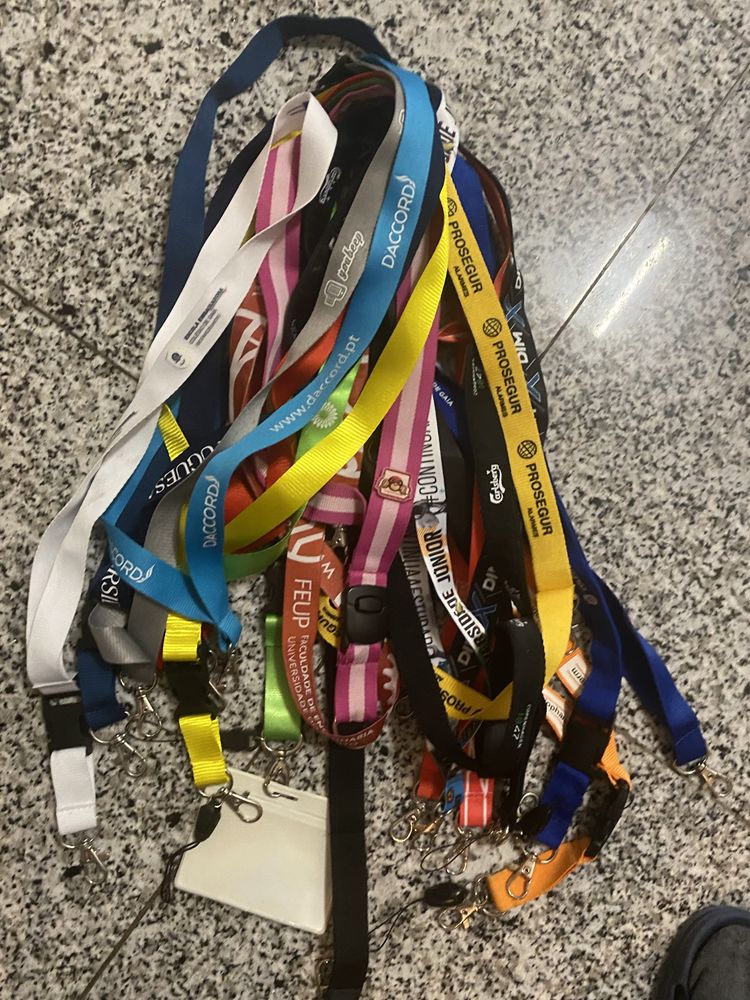 Cordão/fitas/alças de pescoço