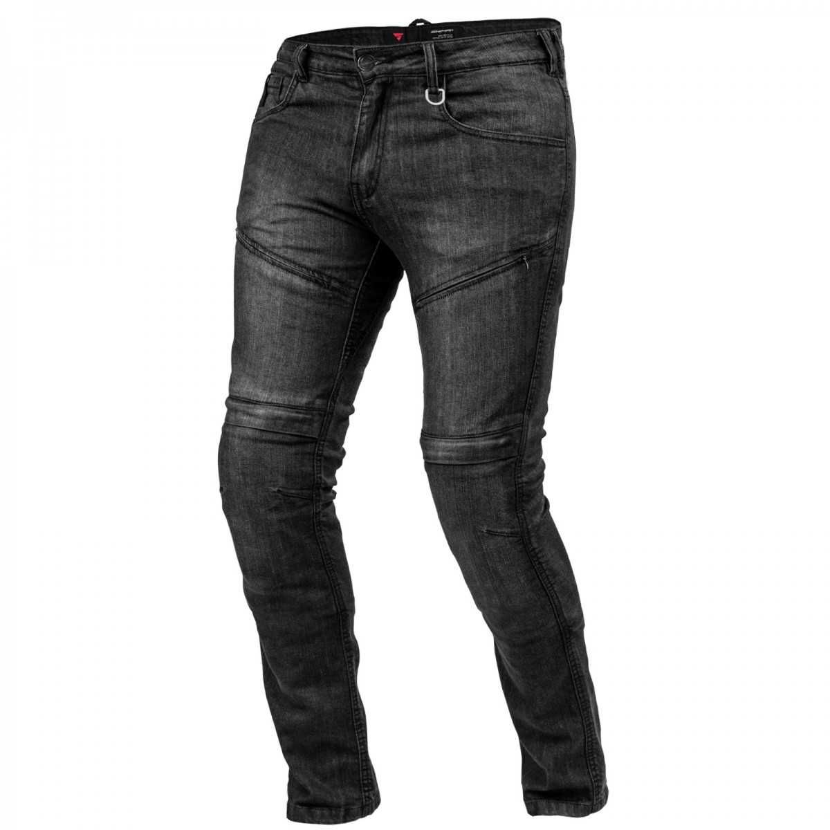 Spodnie motocyklowe męskie jeans SHIMA GRAVEL 3 BLACK