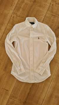 Koszula Biała Ralph Lauren. Rozmiar XS. Bawełna