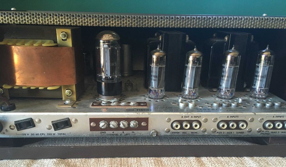 Fisher X-100 amplificador a vávulas vintage tube integrated amplifier