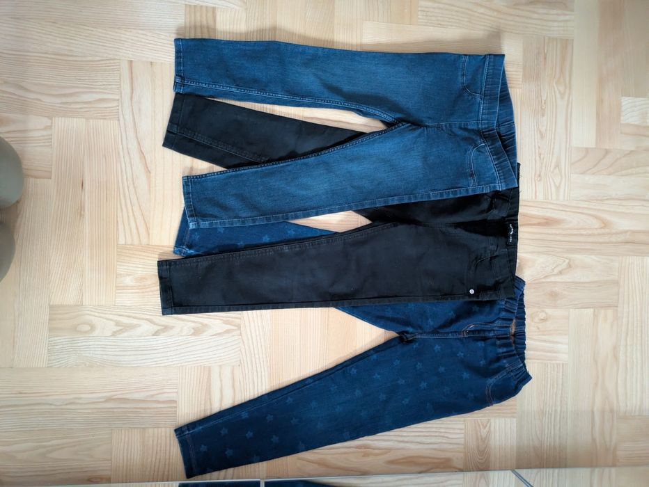 3-pak legginsy jeansowe rozmiar 110/116
