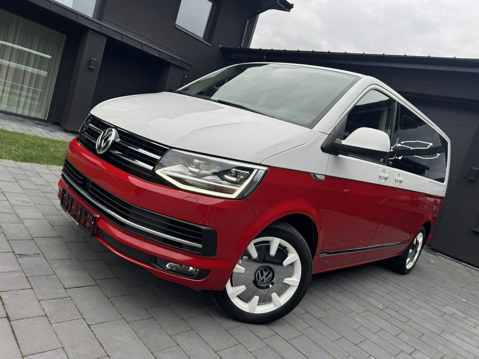 Volkswagen Multivan 2.0TDI 204KM 4Motion DSG Special Edition Bulli Biało-Czerwony