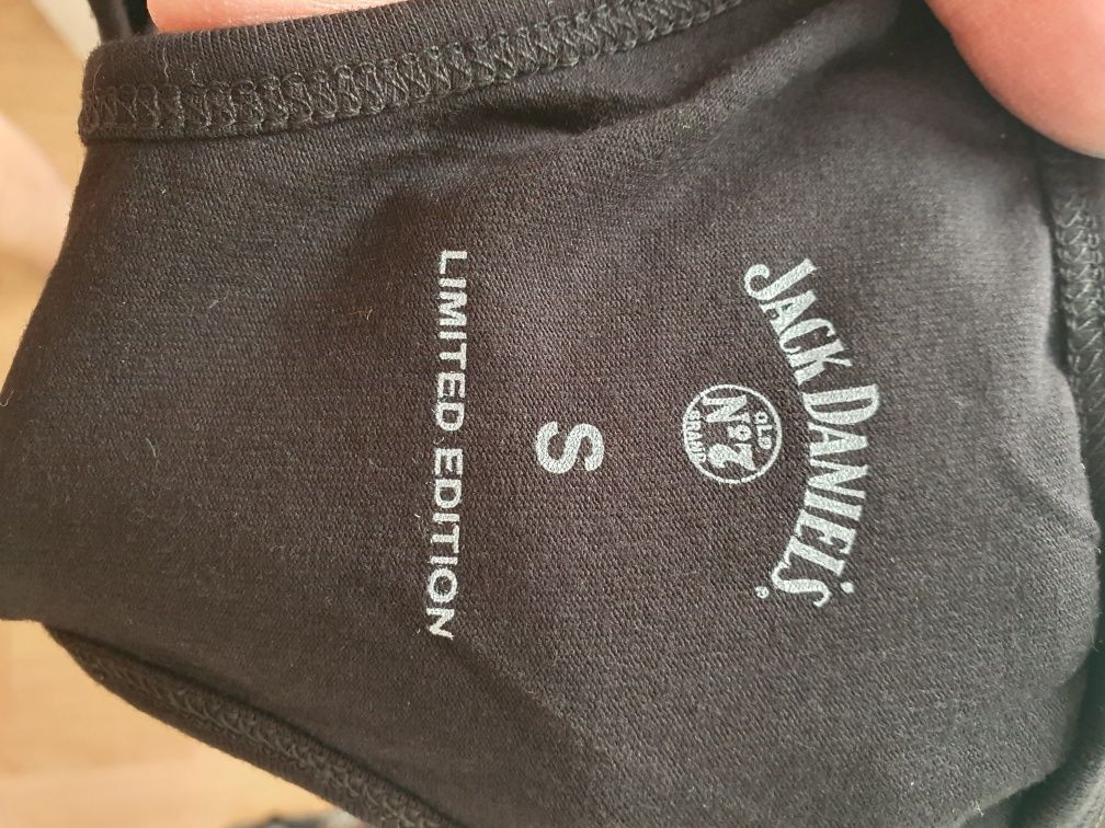 Koszulka limitowana jack daniels, czarna,  na lato,  damska,