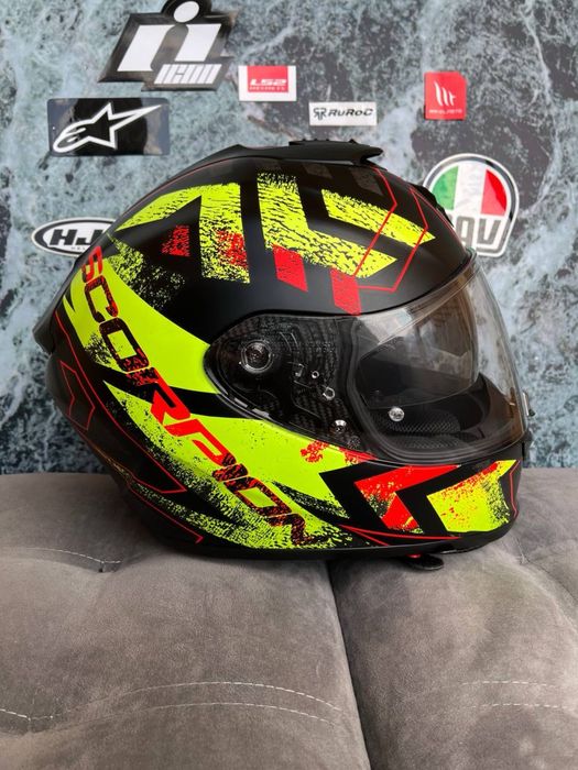 Мотошолом Scorpion EXO 1400 (Ls2 Mt Agv Hjc Icon Shark Shoei Xlite)