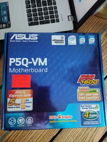 Материнская плата ASUS P5Q-VM + CPU E5200 + DDR2 2 Gb
