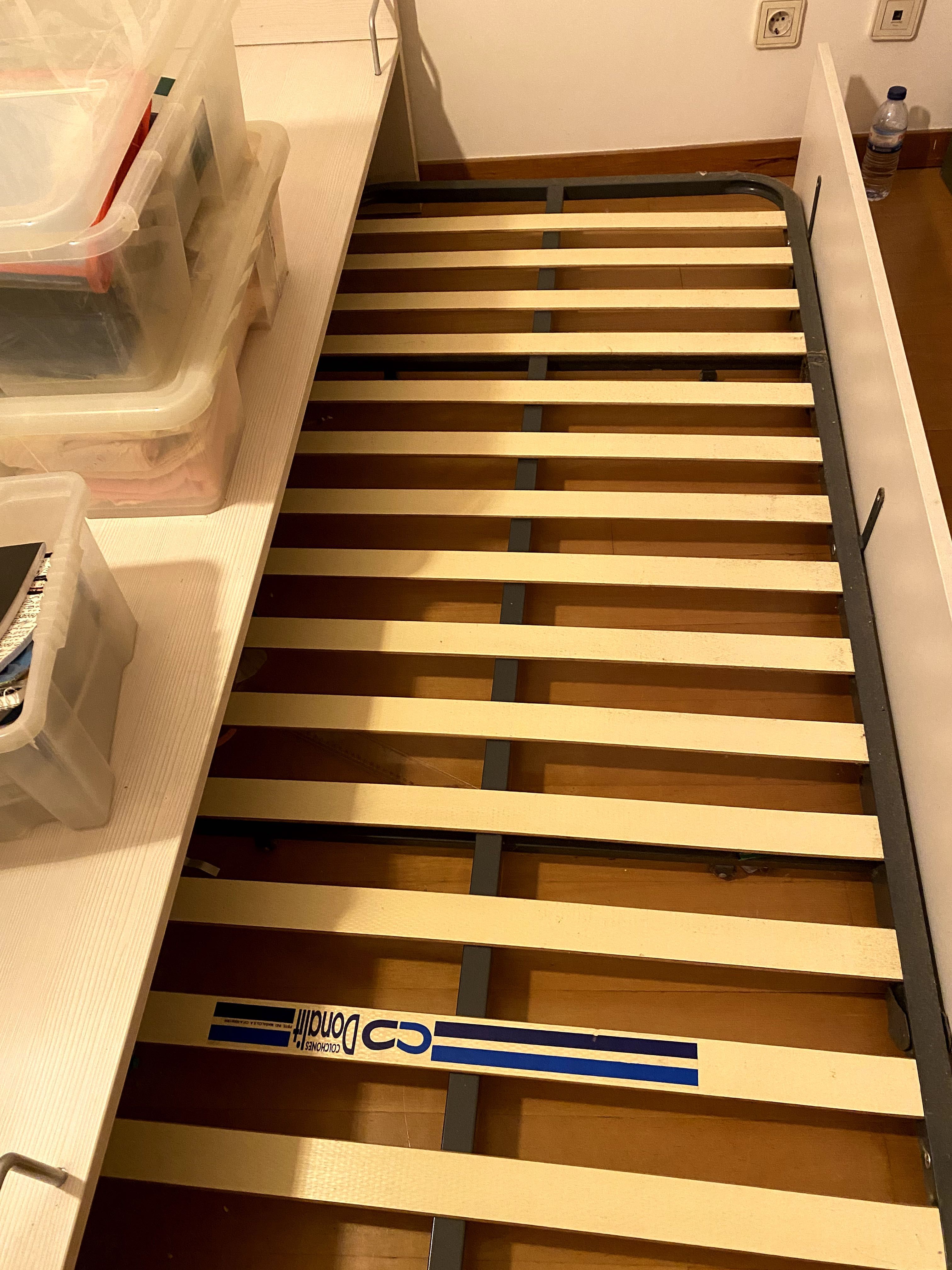 Cama 90X190cm com gaveta para possibilidade de ter cama dupla