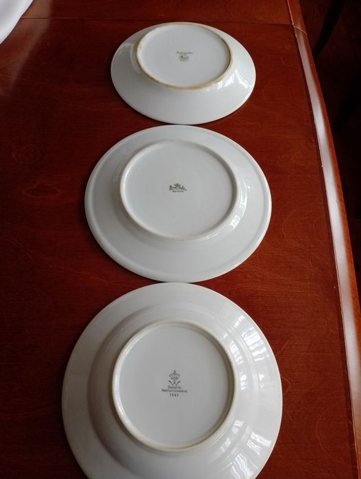 Talerze niemieckie z okresu wojennego