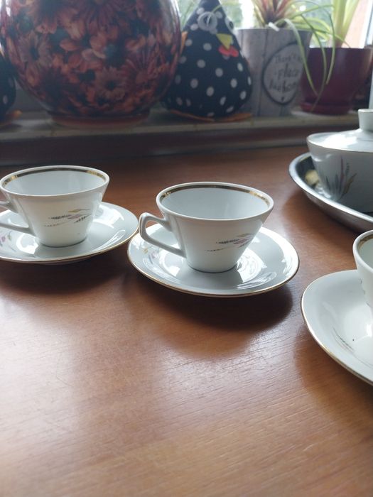 Garnitur do espresso Chodzież z lat 60