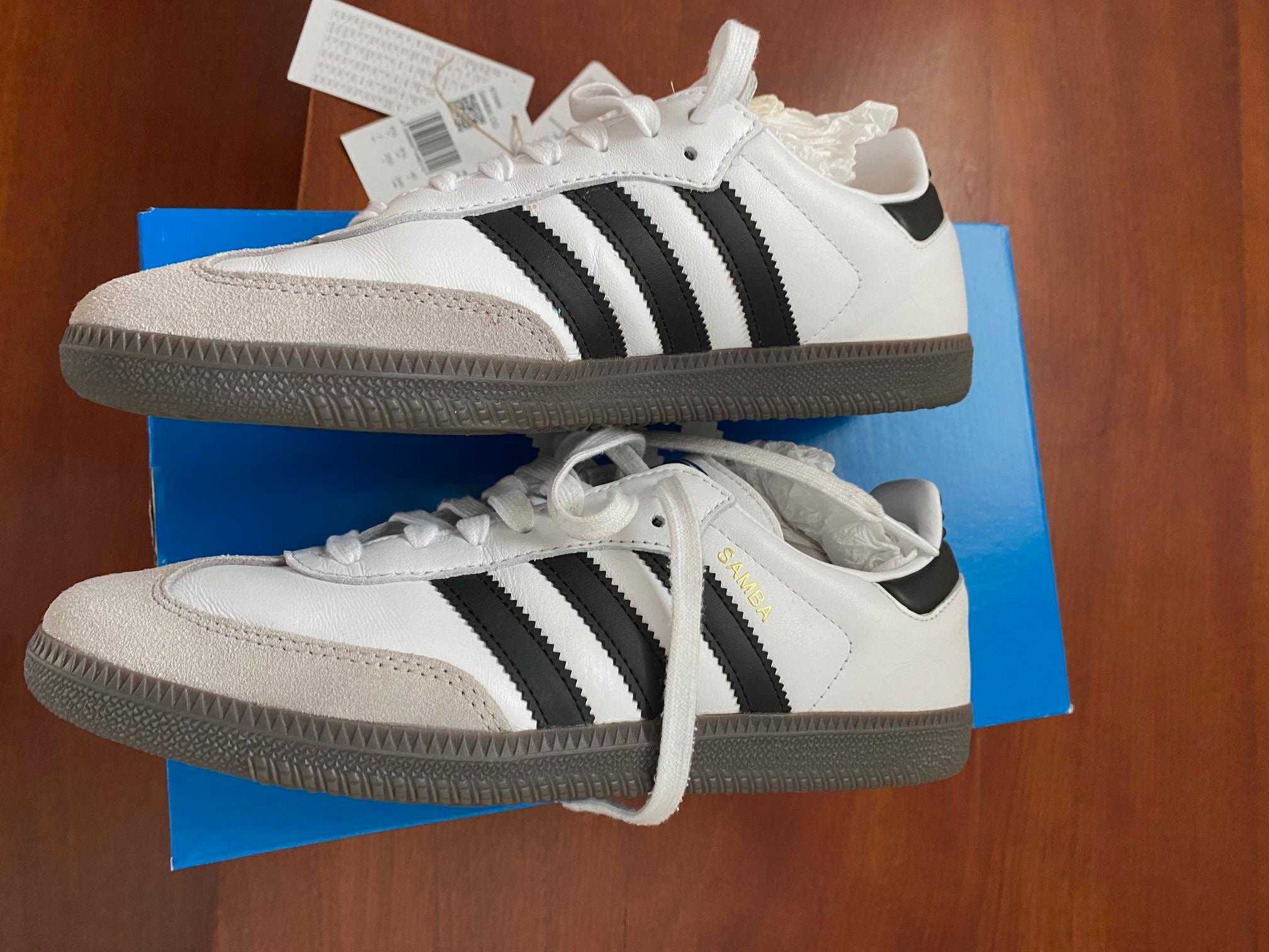 Sapatilhas Adidas Samba OG Originals - Senhora - brancas tamanho 40