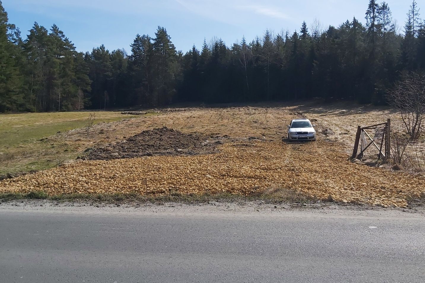 Wynajmę plac 4500 m2 Jordanów pod parking lub skład materiałów bud...