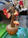 Bonsai steropianowe drzewko szczecia z gruszkami ceramiczna doniczka