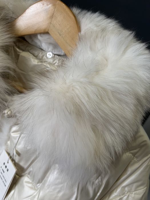 Куртка - пуховик на утином пуху с норковой отделкой