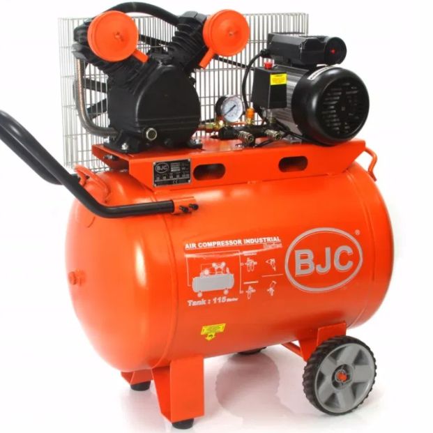 Sprężarka Kompresor BJC 115 l Reduktor Odwadniacz Pistolet Zestaw