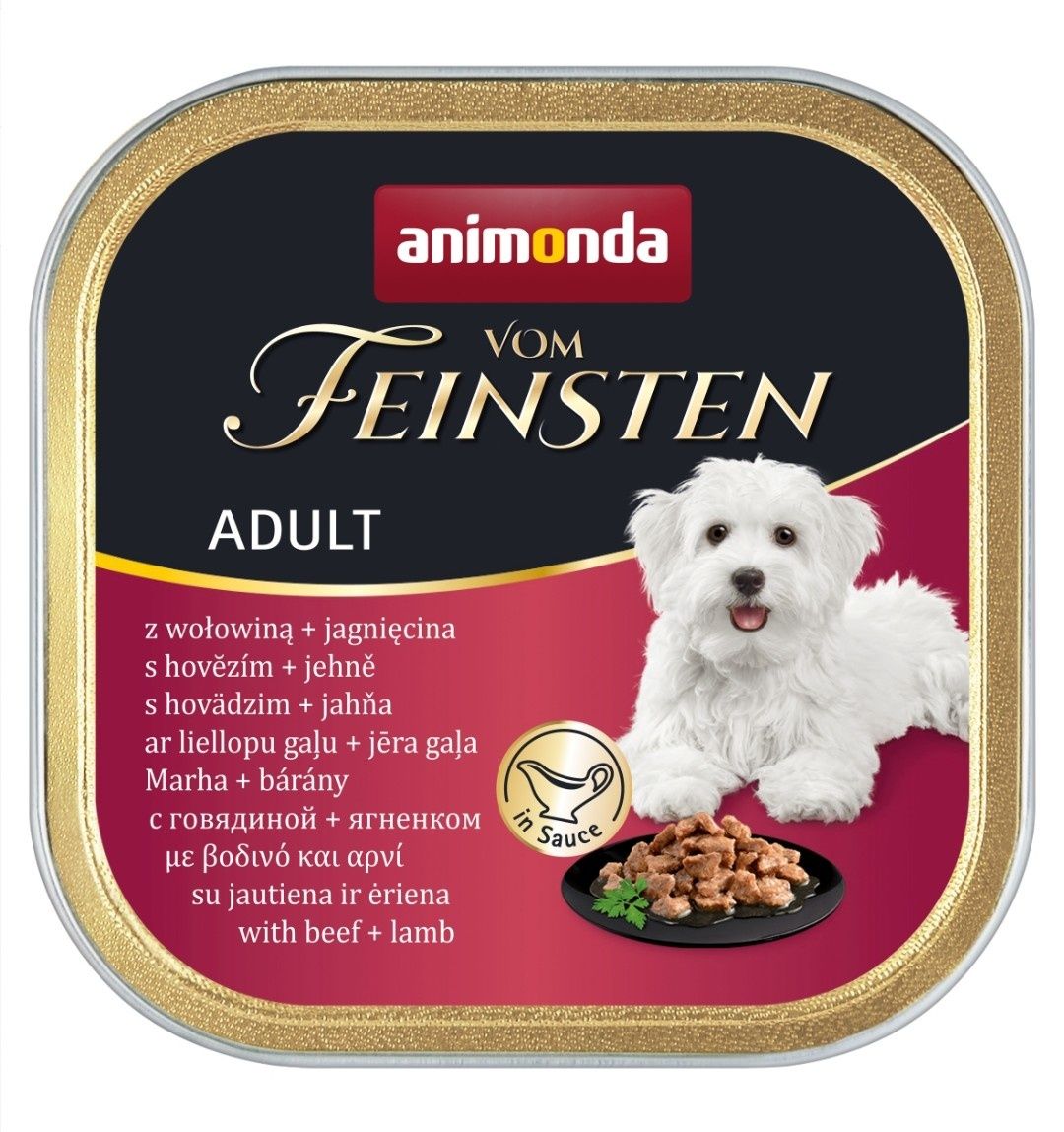 Animonda Vom Feinsten z wołowiną + jagnięcina adult 10x 150g