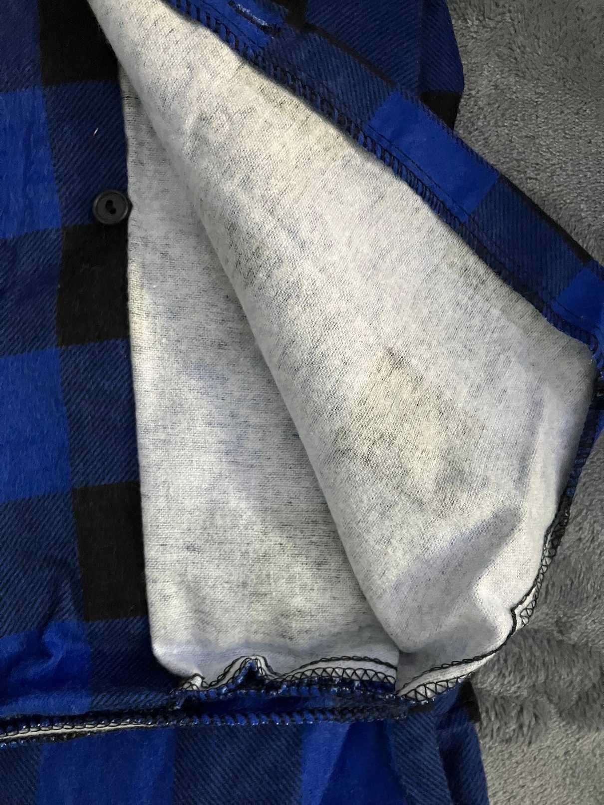 Flanelowa koszula w kratę r. 42/40 (XL/L)