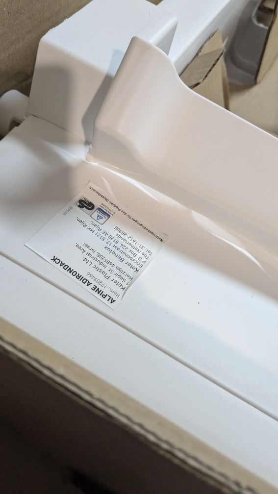 Keter Alpine Adirondack Krzesło Ogrodowe, Biały