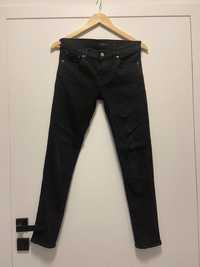 Spodnie jeansy czarne skinny rurki Polo Ralph Lauren