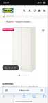Roupeiro IKEA 2 portas