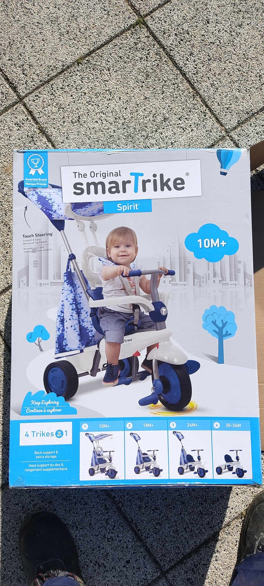 Rowerek dla dziecka trzykołowy 10M+  smartrike 4 in 1