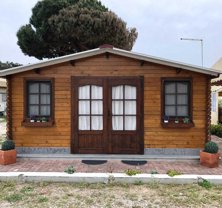 Residencial, parque solmeco sesimbra, casa de madeira.