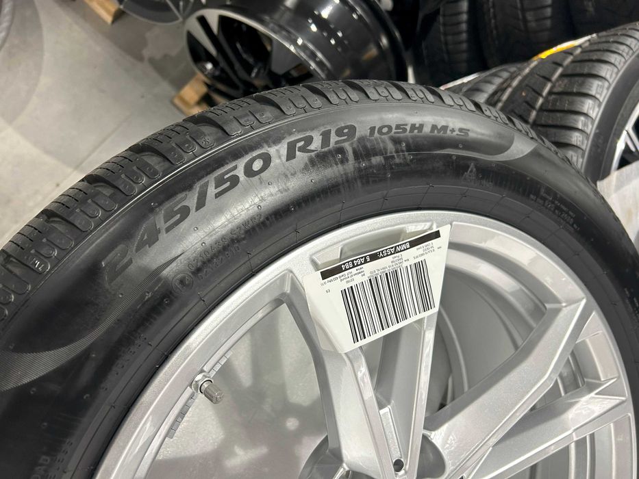 Oryginalne koła zimowe BMW 19 5x112 G01 G45 X3 G02 X4 Pirelli 245/50