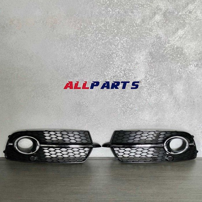 Решітки решетки в бампер Audi ауди Q5 2012-2016р S-Line рестайлінг