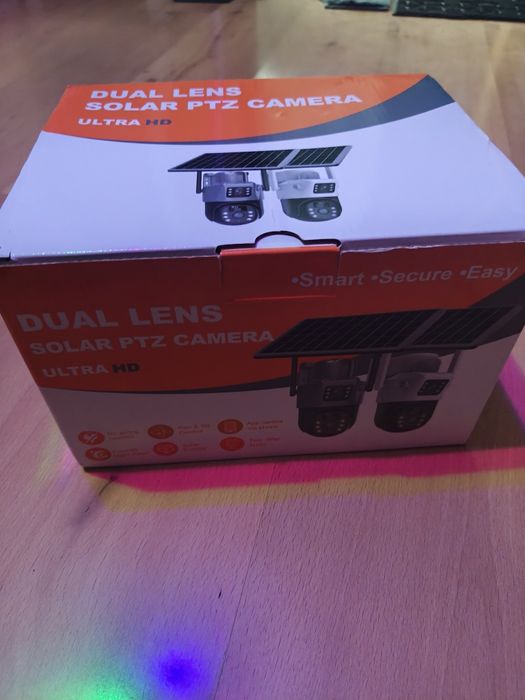 Bezprzewodowa Kamera do monitoringu na kartę SIM 4g lte solarna