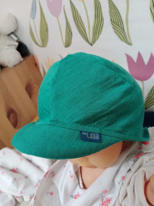 Czapka z daszkiem wełna gluck skind  wełniana gluckskind s