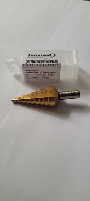 Wiertlo stopniowe Format