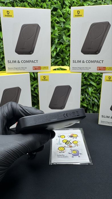 Оригінальний повербанк Базеус 6000 mAh 20w базеус powerbank зарядка