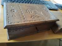 Drewniane pudełeczka prl vintage cena za całość