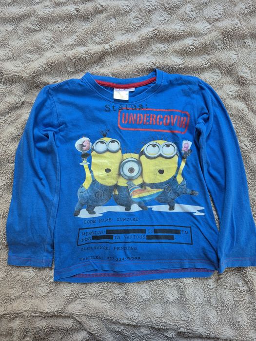 Bluzka z długim rękawem Minionki