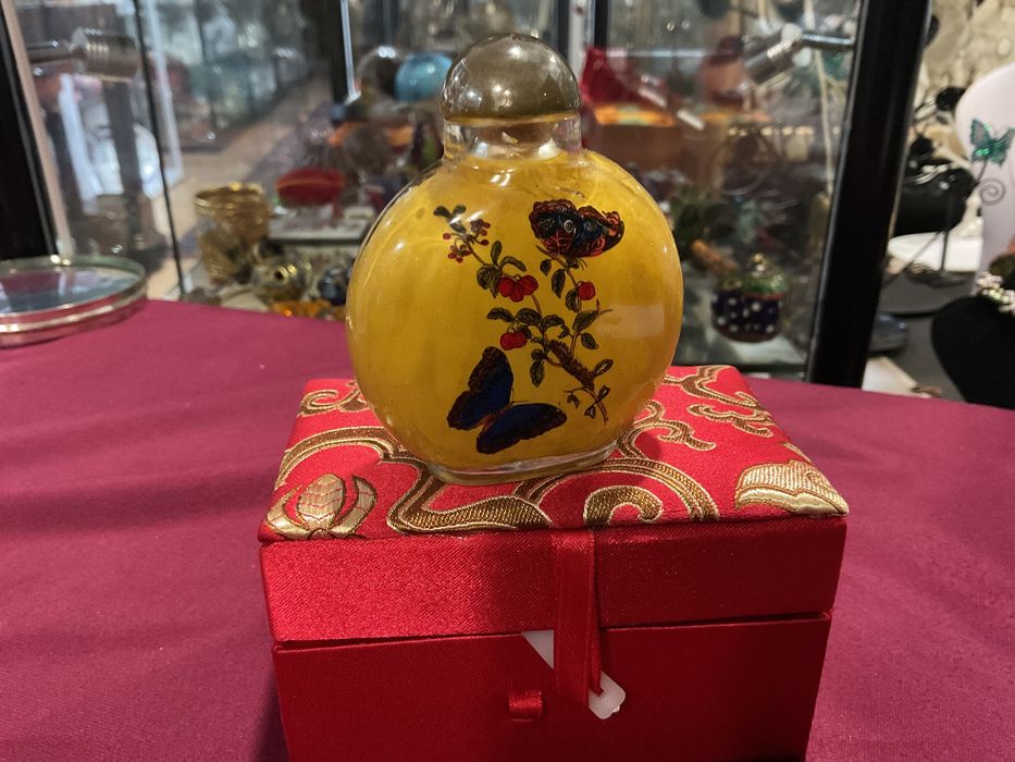 Snuff bottle oriental  07cm ,sem caixa