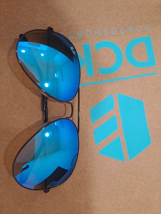 Oculos rayban aviador azul