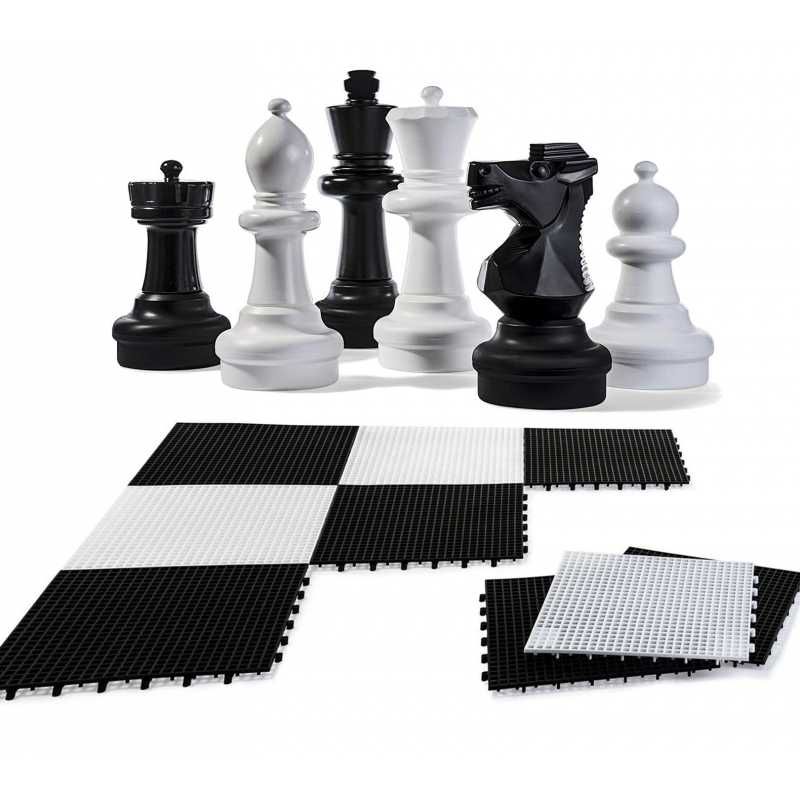 Zestaw Szachy Ogrodowe Szachy do Ogrodu W zestawie z szachownicą 30cm