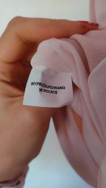 Różowa sukienka we wzór Ryłko R.42