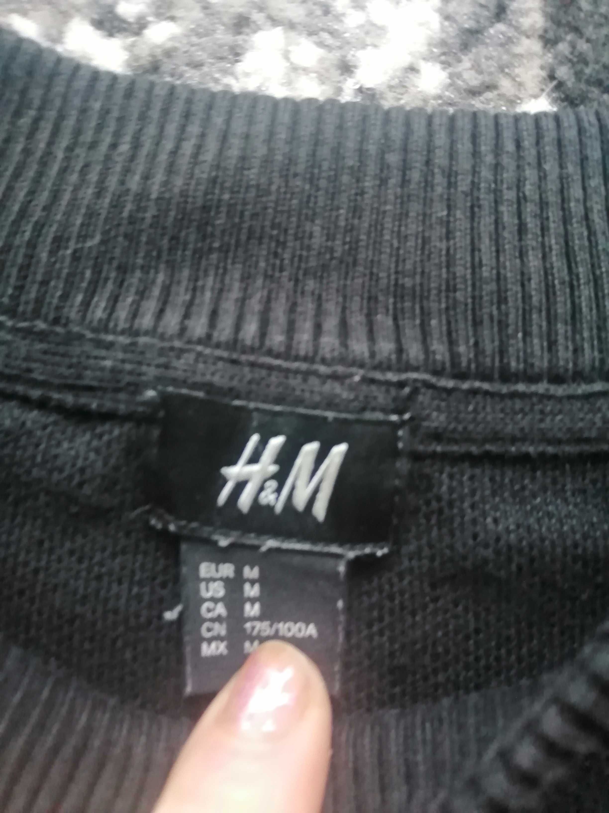 H&m sweter unisex 38 czarny 14-16lat