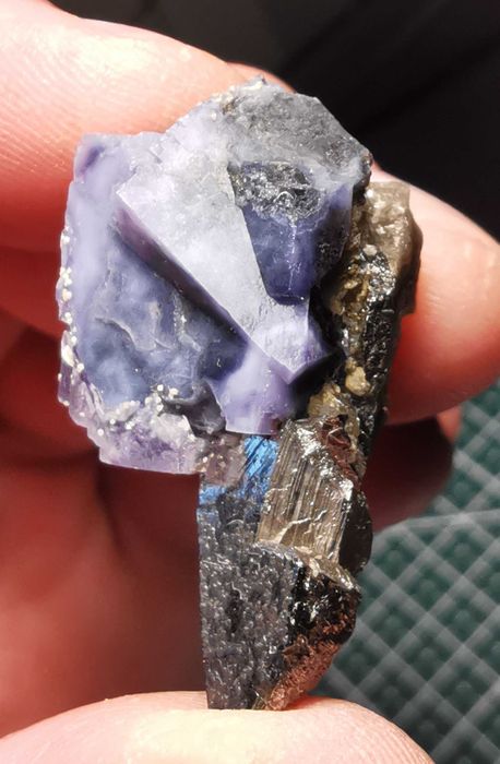 Fluoryt z arsenopirytem