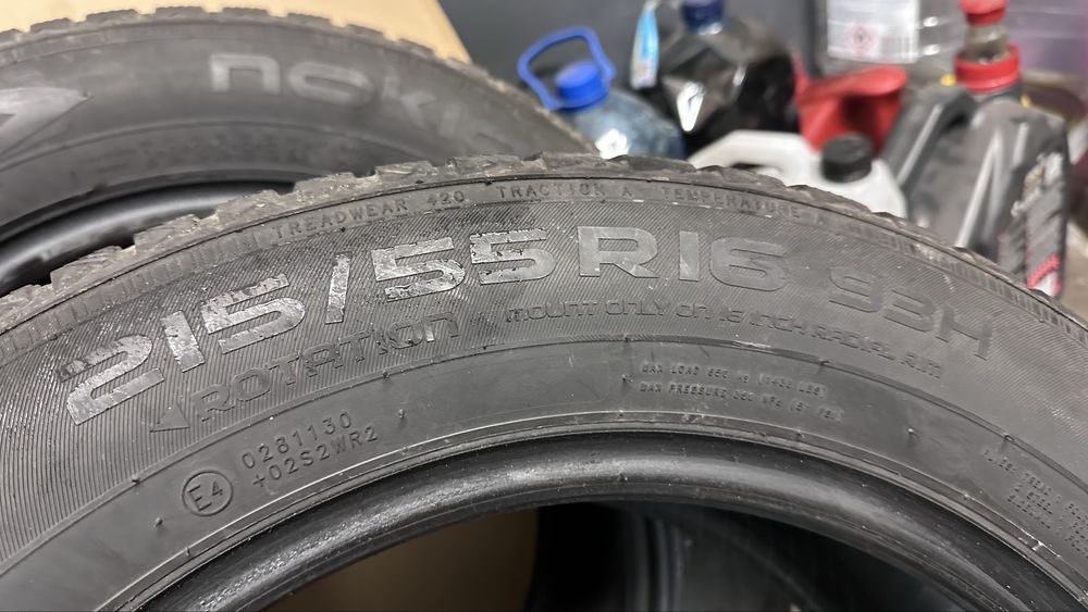Opony Nokian 215/55/16 źimowe