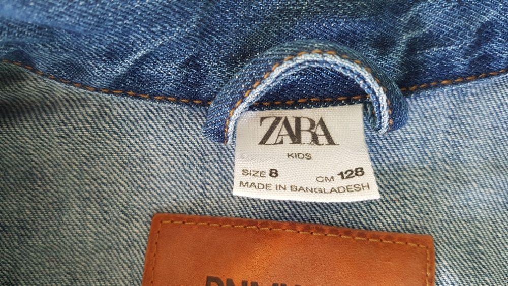 NOVO - CASACO Ganga ZARA - 7 8 anos - Tam 8 - 128 cm