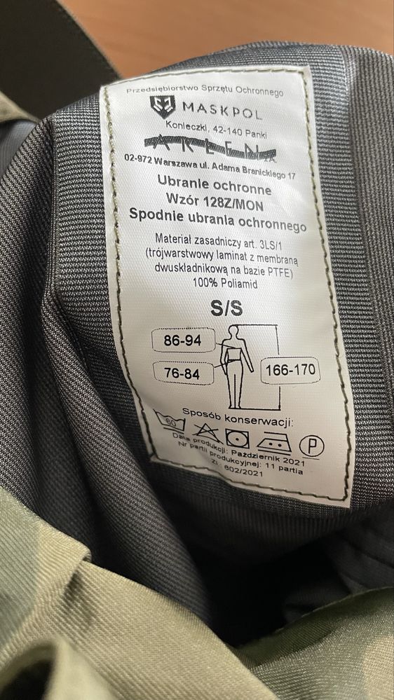 Ubranie ochronne goretex, mysliwskie, wodoszczelne