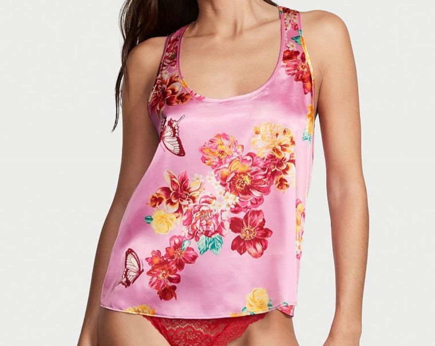 Piżama victoria's secret podkoszulek bluzka na ramiączkach
